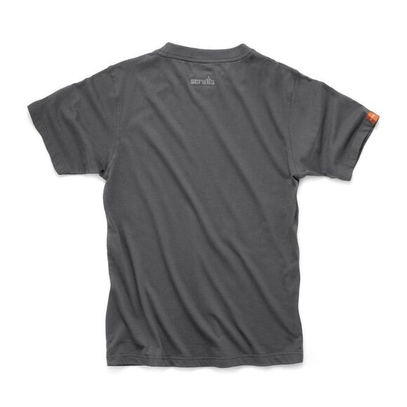Scruffs Mens Work T-Shirt / Graphite - Picture 2 of 2
